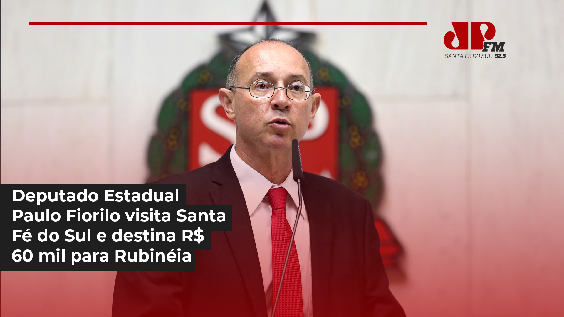 Deputado Estadual Paulo Fiorilo visita Santa Fé do Sul e destina R$ 60 mil para Rubinéia