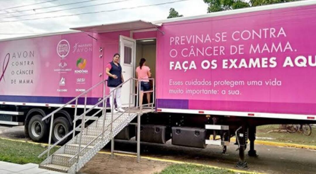 Carreta do Hospital do Amor realiza exames de mamografia gratuitos em Santa Fé do Sul