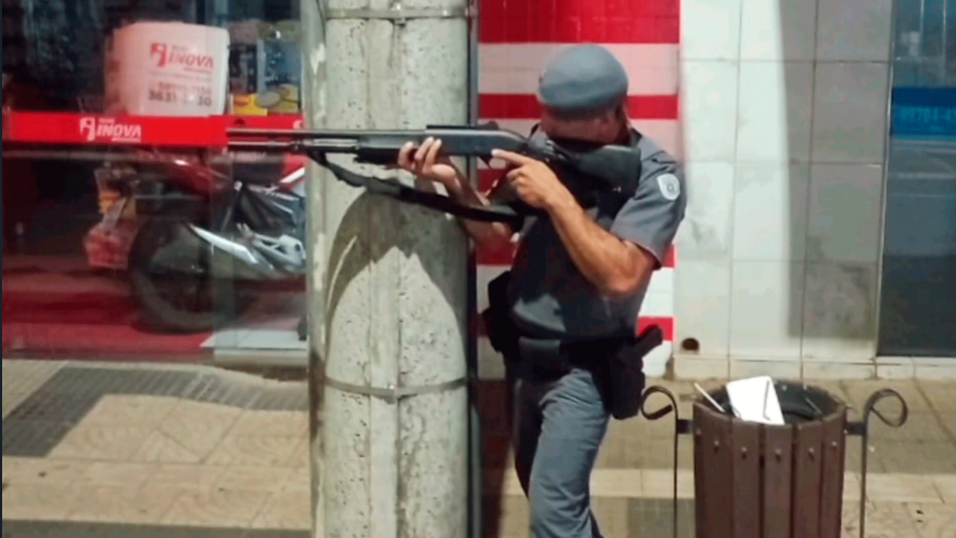 Polícia Militar realiza treinamento que simula ataque a banco em Santa Fé do Sul