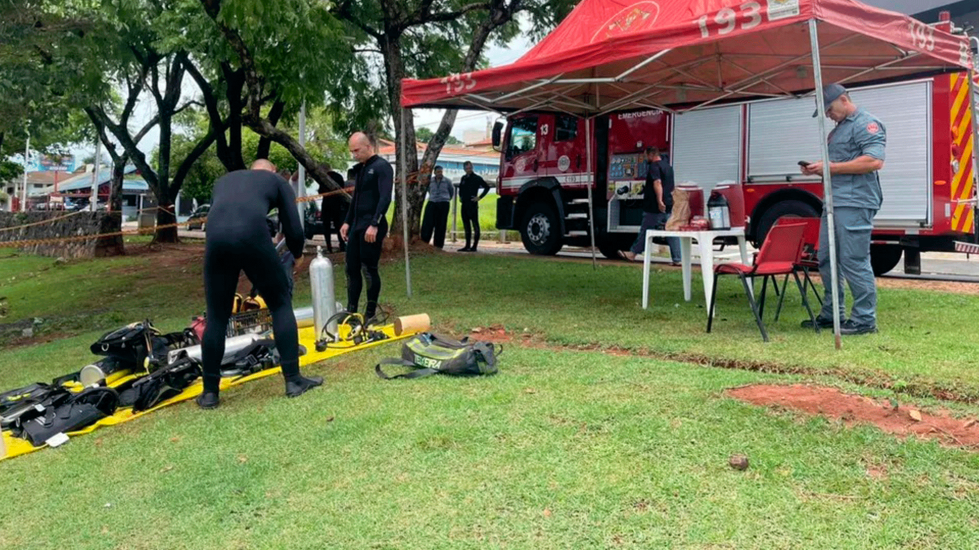 Bombeiros encontram corpo de homem desaparecido na Represa Municipal de Rio Preto