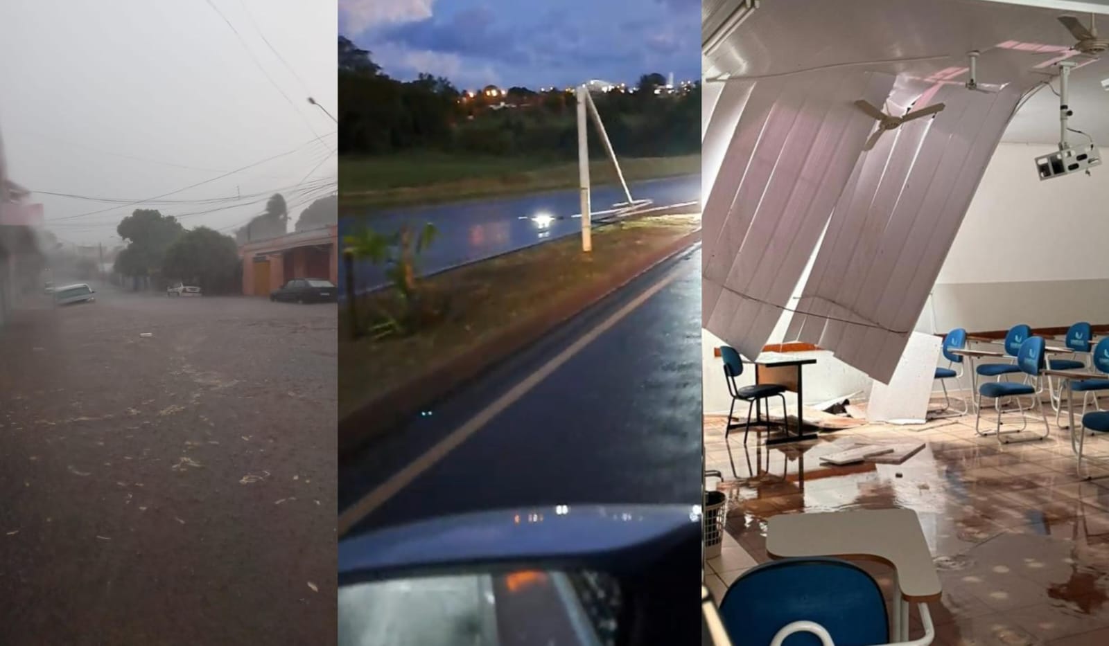 Chuva alaga ruas e provoca transtornos em Santa Fé do Sul