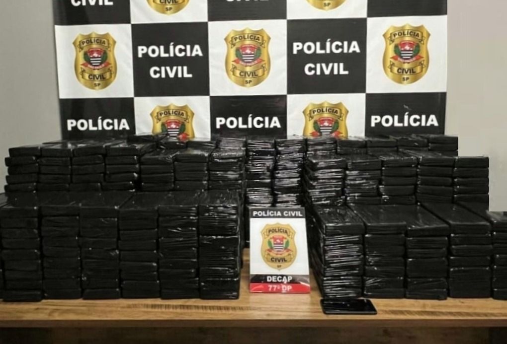 Rubinéia: Polícia apreende 450 quilos de cocaína que seriam entregues no centro de São Paulo