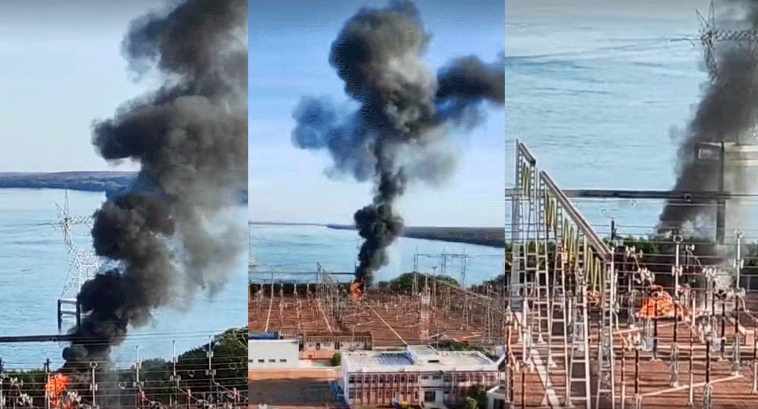 Explosão em transformador causa incêndio na usina de Ilha Solteira