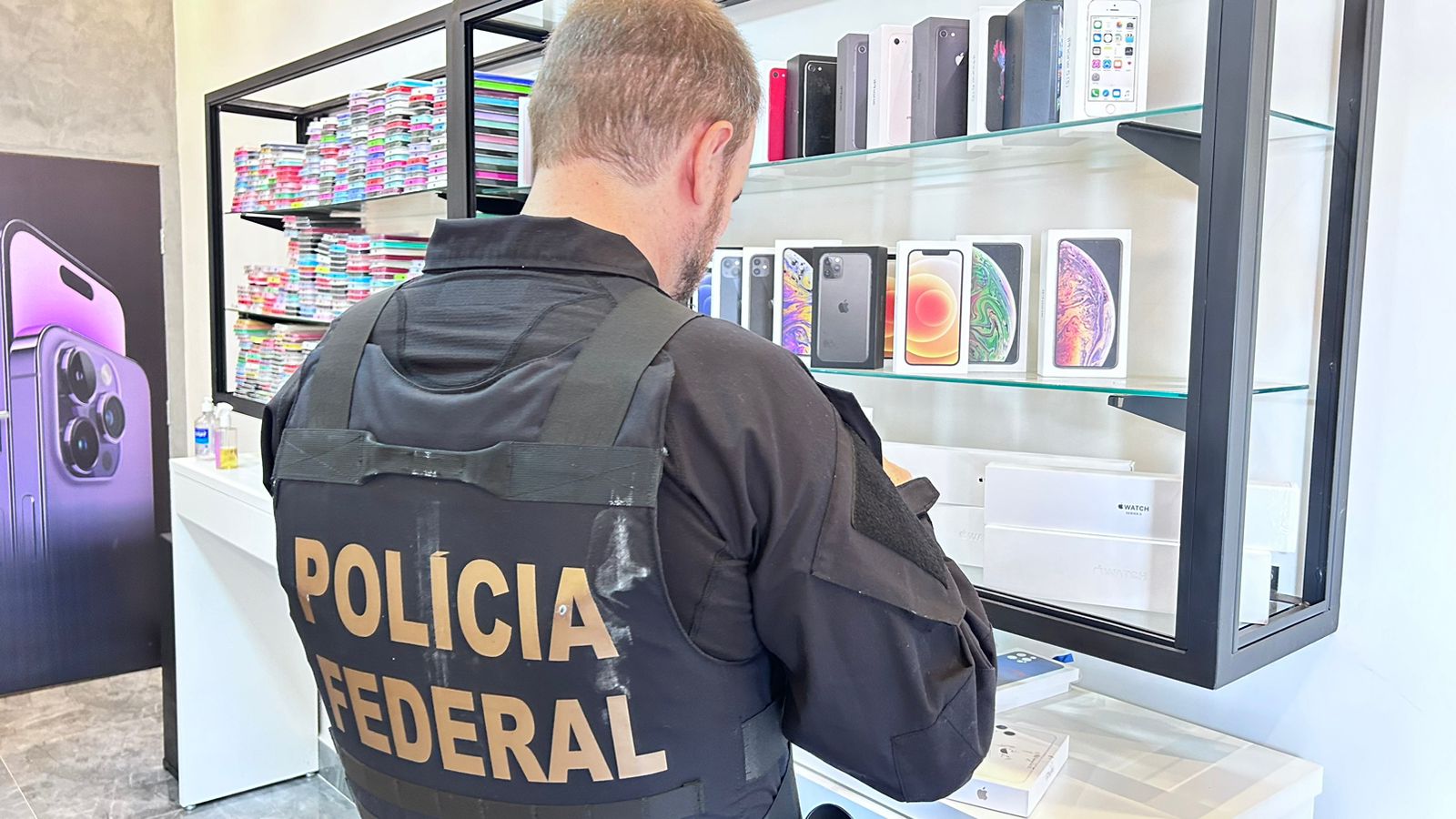 Operação da PF apreende celulares e eletrônicos importados ilegalmente