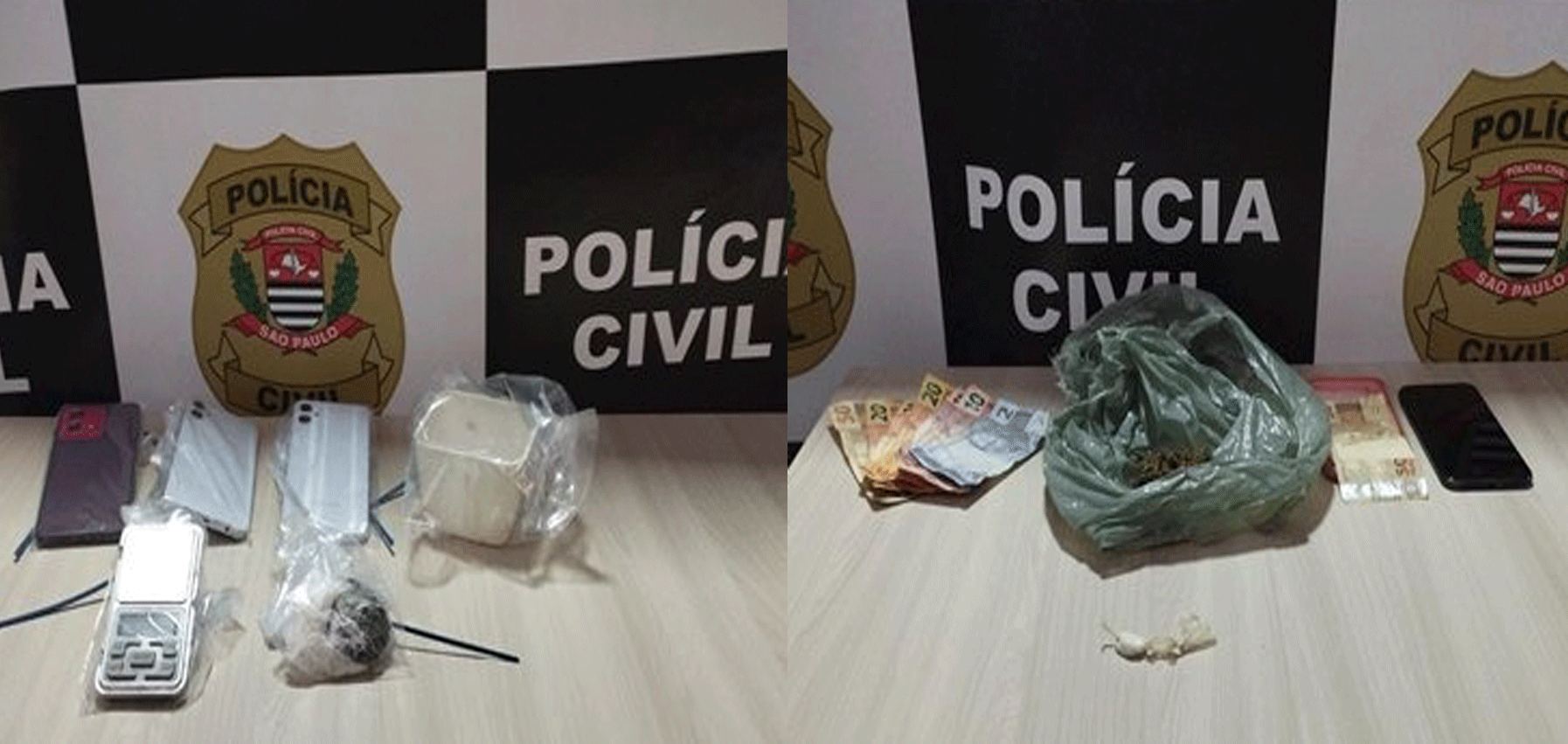 Polícia Civil fecha pontos de venda de drogas em operação simultânea na região