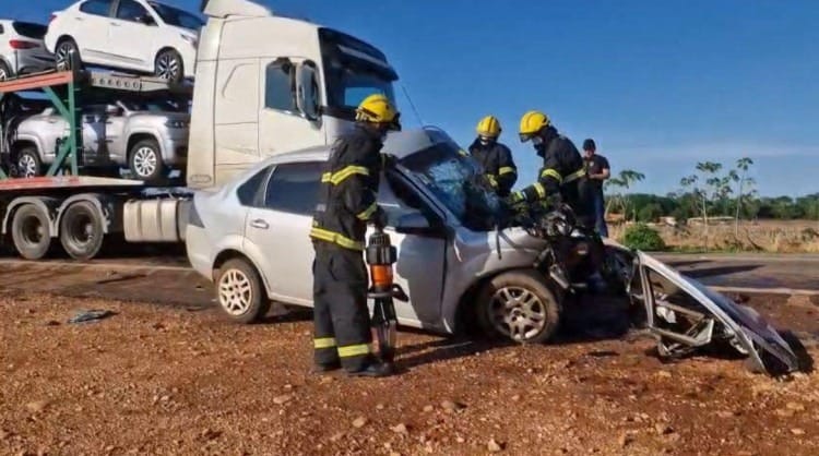 Empresário de Santa Fé do Sul morre em acidente entre carro e carreta na BR-174, em Mato Grosso