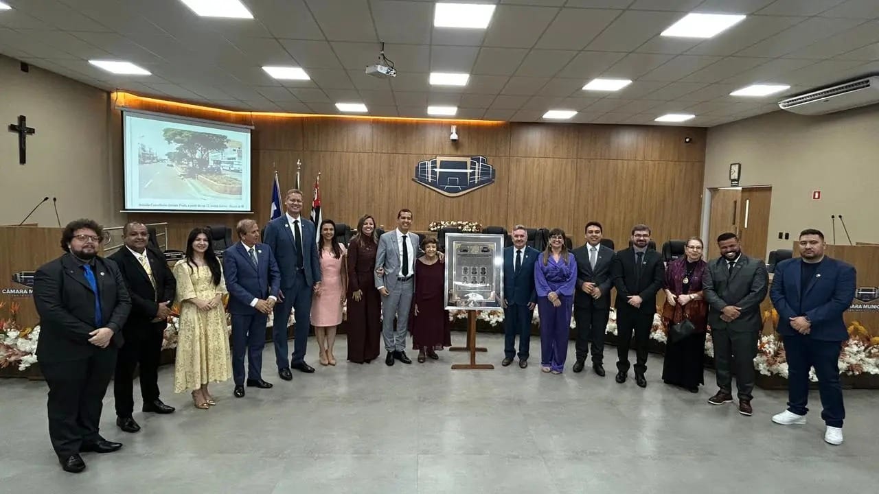 Câmara Municipal de Santa Fé do Sul celebra 70 anos em sessão solene histórica