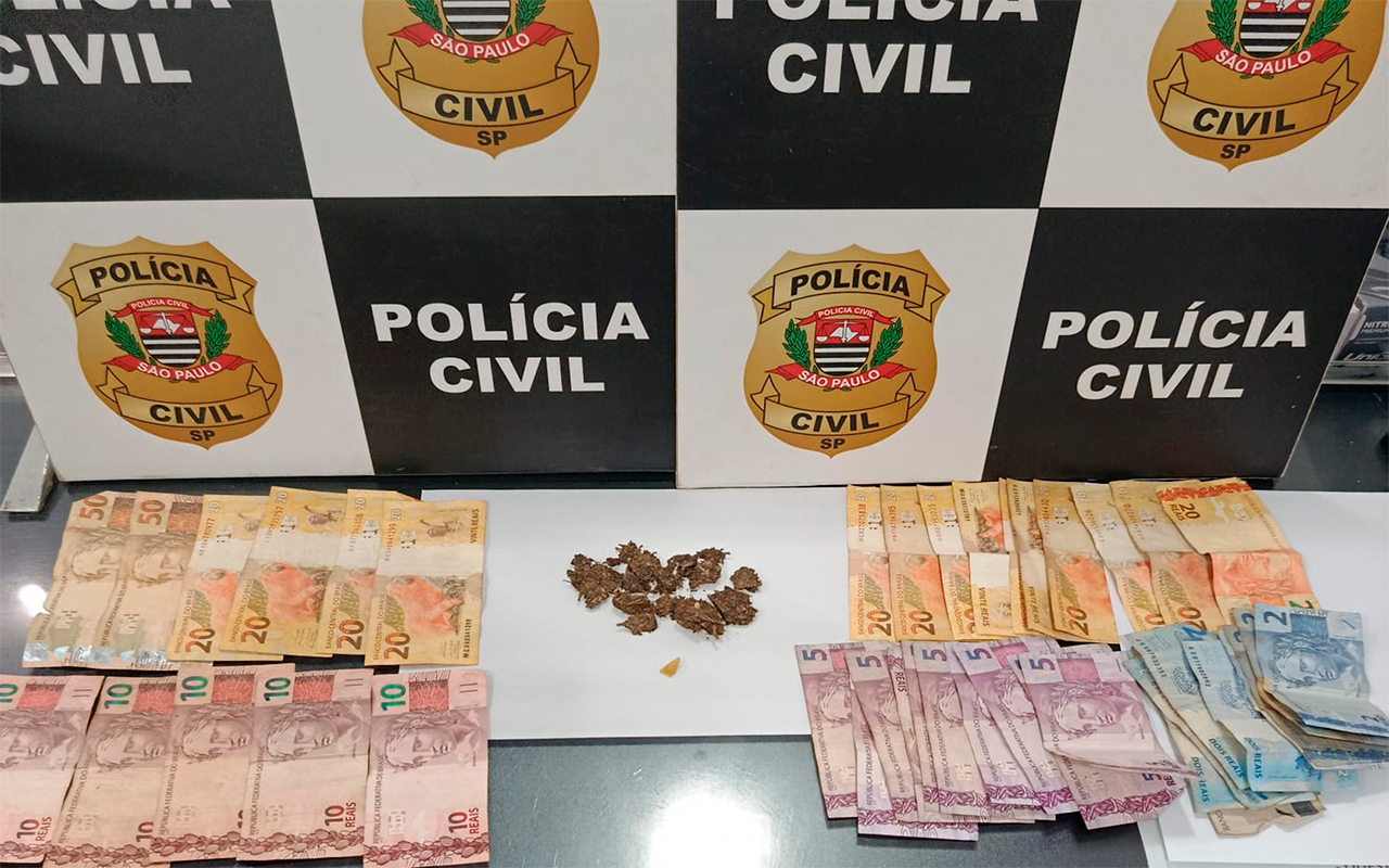 Adolescente é apreendido por tráfico de drogas durante patrulhamento da Polícia Civil em Jales