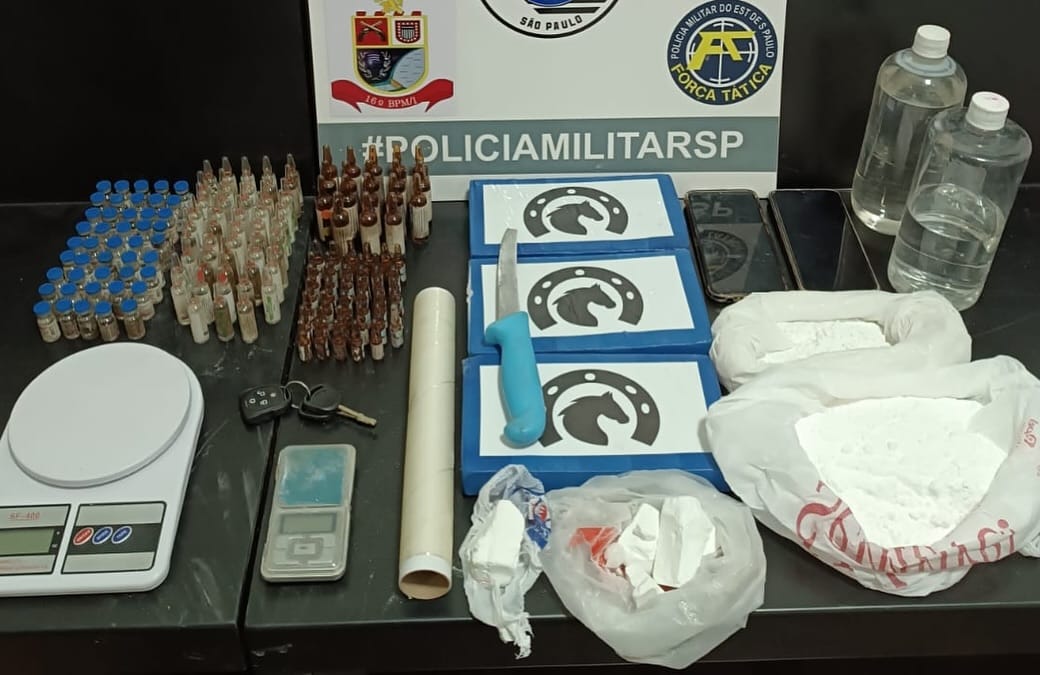 Homem é preso com mais de 3 kg de cocaína escondidos em carro em Votuporanga