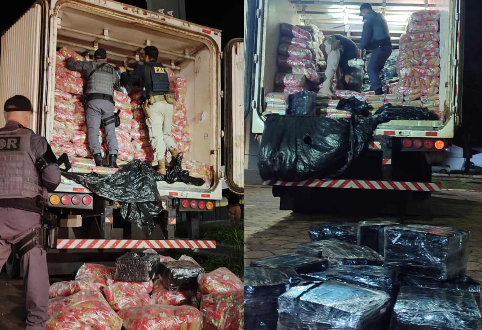 Quase 2 toneladas de maconha são apreendidas em carga de macarrão em Jales