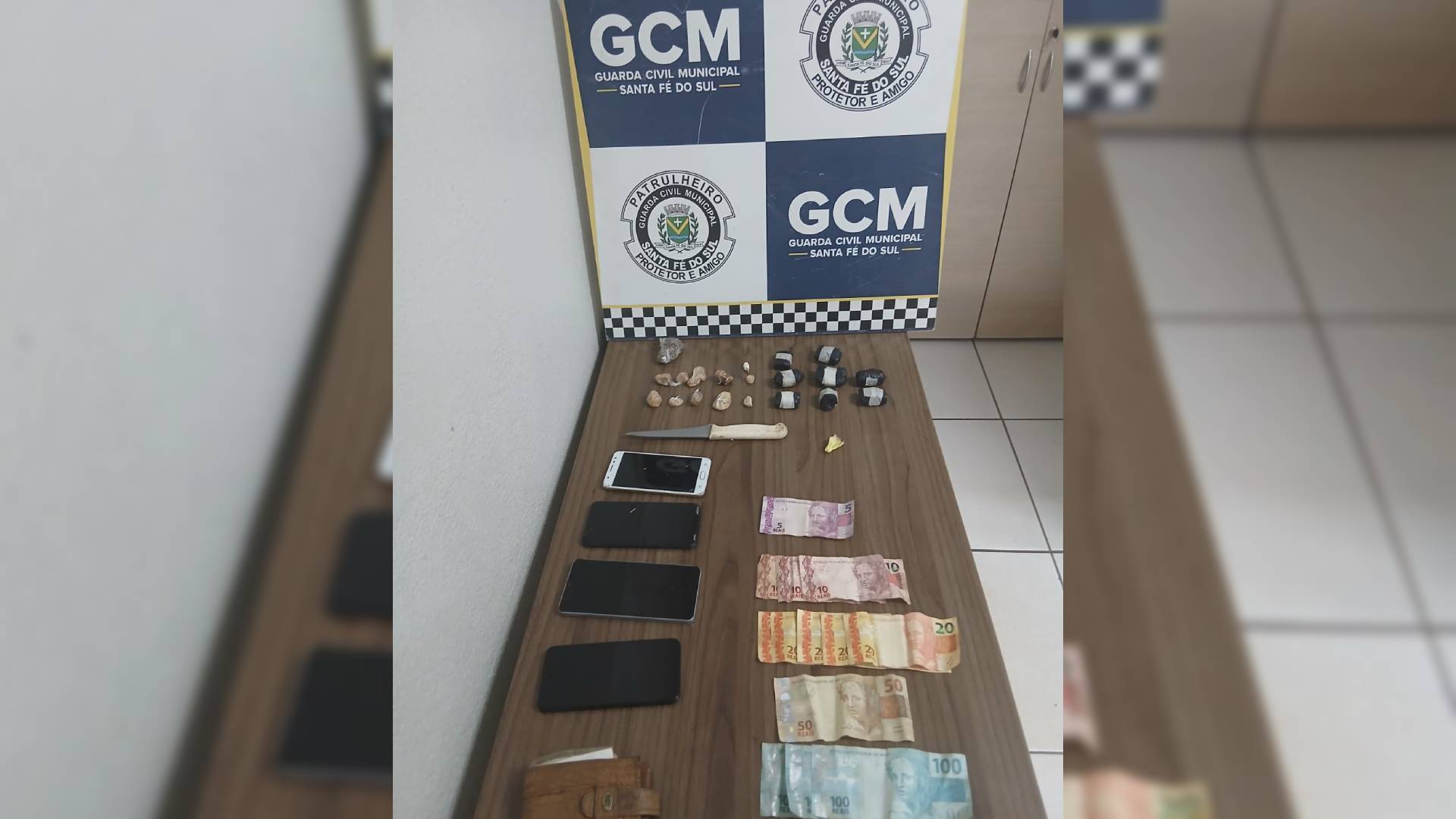 Dois homens são presos por tráfico de drogas em Santa Fé do Sul durante ação conjunta da GCM e PM