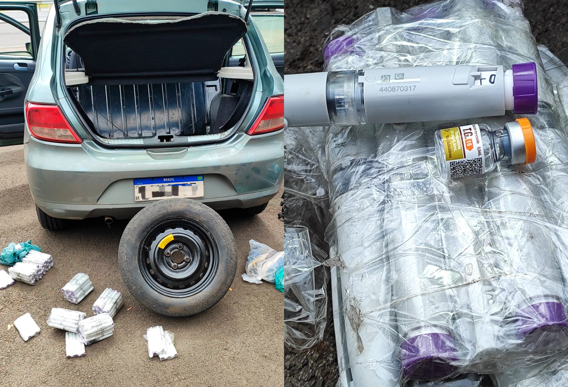 Polícia apreende R$ 235 mil em canetas emagrecedoras ilegais na SP-463 em Jales