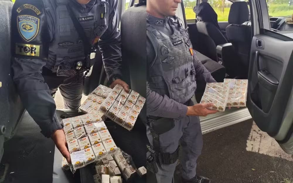 Homem é preso com medicamentos para emagrecer avaliados em R$ 1 milhão na SP-310 em Mirassol