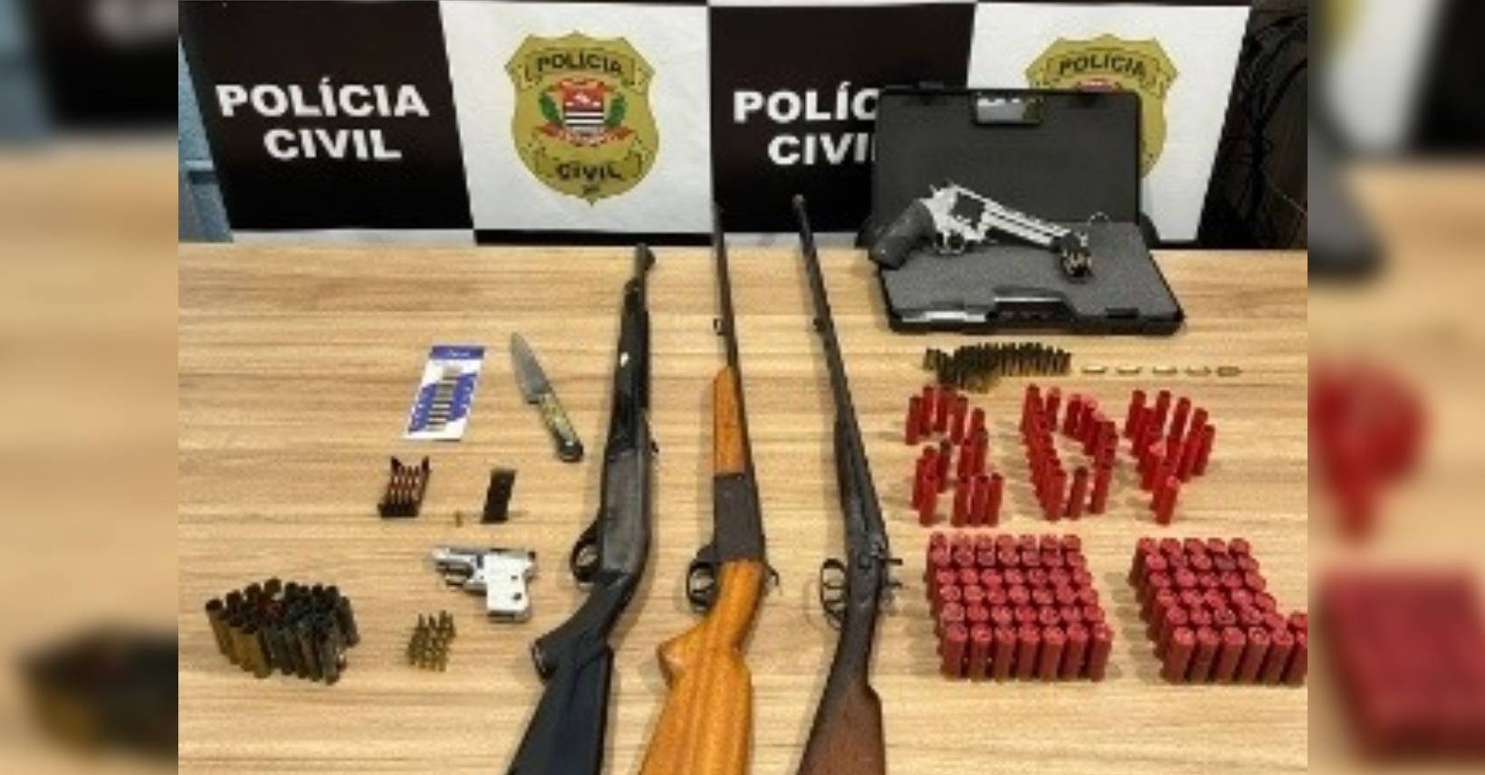 Operação apreende armas e prende suspeitos em Fernandópolis