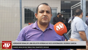 Vereador Ronaldo Lima solicita verbas ao vice-governador, Rodrigo Garcia e Evandro Mura recebe ônibus para transporte escolar