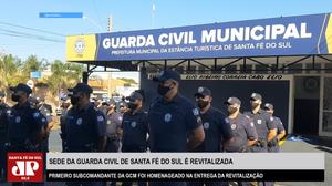 Cabo Elio é homenageado em revitalização do prédio da GCM de Santa Fé do Sul