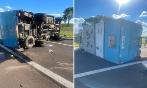 Detento e funcionário da SAP morrem em capotamento de veiculo de transporte de presos