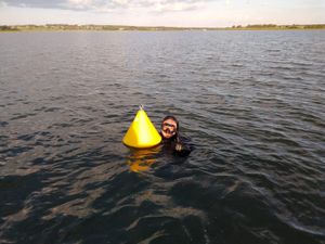 Rubinéia realiza demarcação de área de risco na Praia do Ipanema no Rio Paraná