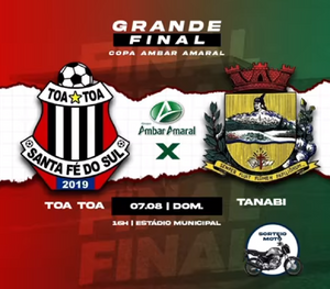 Domingo tem final da Copa Ambar Amaral com sorteio de uma Moto Honda para o público presente no Estádio