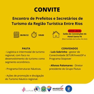 Santa Fé do Sul irá promover encontro de prefeitos e secretários em busca do fortalecimento do turismo náutico