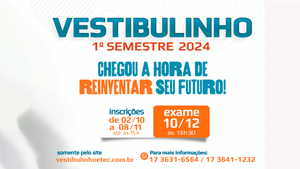 Etec Santa Fé do Sul abre inscrições mais 240 vagas para ensino médio e cursos técnicos