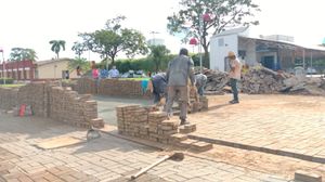 Município turístico de Rubinéia dá início às obras de melhoria na Praça Osmar Novaes