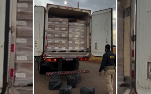 PRF apreende 1,3 tonelada de cocaína em MS, maior apreensão do Brasil em 2024