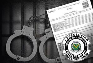 Homem com mandado de prisão em aberto é preso pela Guarda Civil Municipal de Santa Fé do Sul