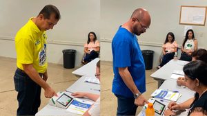 Candidatos a prefeito de Santa Fé do Sul votaram na mesma sessão em horários diferentes