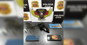 Dupla armada é presa em flagrante pela Polícia Civil em Jales