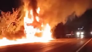 Grave acidente entre carro e caminhão deixa um morto em Andradina