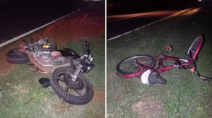 Motociclista morre após bater em ciclista e ser atropelado por carro em Rubinéia
