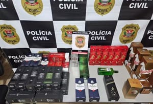 Operação da Polícia Civil apreende bebidas falsificadas e prende suspeito na região