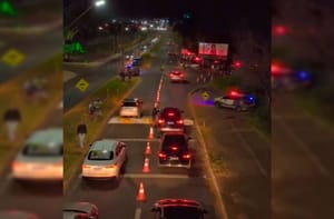 Fiscalização durante Expo Fernandópolis aplica mais de 8 mil testes de alcoolemia e registra apenas uma prisão por embriaguez ao volante