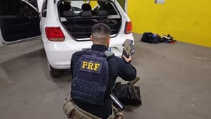 PRF apreende mais de meia tonelada de maconha após perseguição na BR-153, em São José do Rio Preto