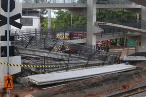 MP arquiva inquérito sobre queda de passarela em Rio Preto que feriu quatro trabalhadores