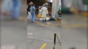VÍDEO: Homem é agredido e desmaia após soco na cabeça em posto de combustíveis em Votuporanga