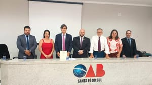 Presidente da OAB-SP visita Santa Fé do Sul e discute reforma do Judiciário com advogados