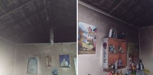 Vela acesa pode ter causado incêndio em residência usada para culto religioso em Santa Fé do Sul