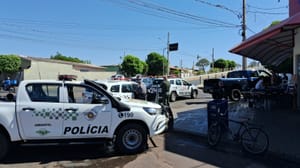 Homem é levado à delegacia após disparos de arma de fogo em área rural de Santa Fé do Sul