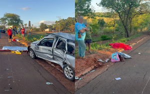 Pai e filha morrem em grave acidente na Rodovia Ettore Bottura, em Santa Fé do Sul