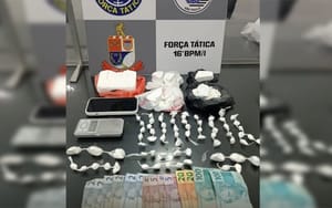 Traficante é preso em Urânia com mais de 800 gramas de cocaína pronta para venda