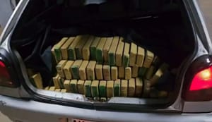 PRF apreende mais de 400 quilos de maconha em carro clonado na região de Nhandeara