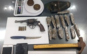 Homem é preso pela Força Tática com arma e maconha em Santa Fé do Sul