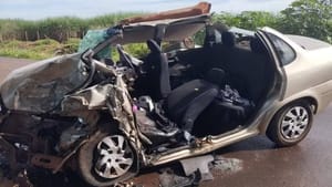 Colisão frontal entre carros deixa três mortos na vicinal entre Cardoso e Mira Estrela