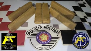 Mais de 6 kg de maconha são apreendidos em ônibus e passageiro é preso em Andradina