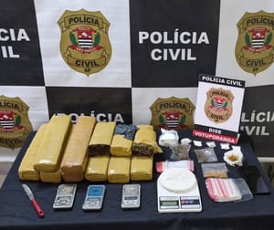 Jovem é preso com mais de 10 kg de drogas em Votuporanga durante operação da DISE