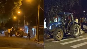 Servidor usa trator da prefeitura para invadir casa da filha e causar danos em Ilha Solteira