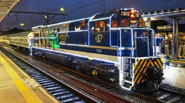 Trem iluminado de Natal estará em Santa Fé do Sul no dia 2 de dezembro