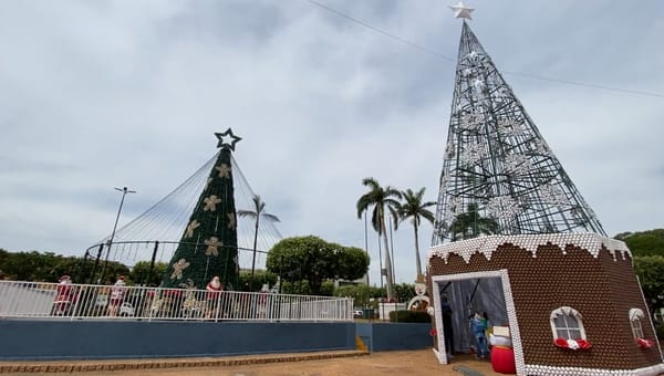 Acender das luzes abre oficialmente o Sonho de Natal 2025 neste sábado em Santa Fé do Sul